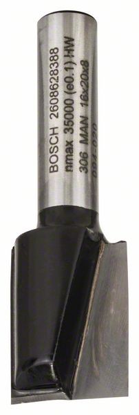 Bosch Nutfräser, 8 mm, D1 16 mm, L 19,6 mm, G 51 mm. Für Handfräsen 2608628388