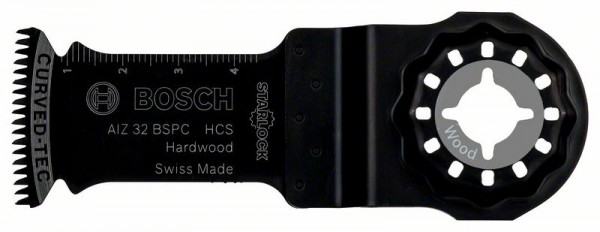 Bosch HCS Tauchsägeblatt AIZ 32 BSPC Hard Wood, 50 x 32 mm, 1er-Pack 2608662360