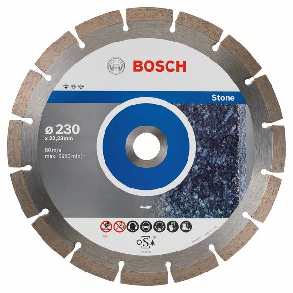 Bosch Diamanttrennscheibe, 230 x 22,23 x 2,3 x 10 mm, 10er-Pack 2608603238