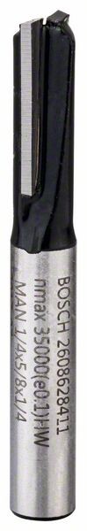 Bosch &quot;Nutfräser, 1/4&quot;&quot;, D1 6,35 mm, L 15,7 mm, G 48 mm. Handfräsen&quot; 2608628411