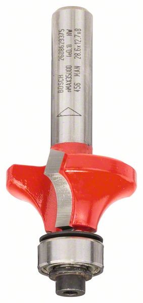 Bosch Abrundfräser, 8 mm, D 28,6 mm, R1 8 mm, L 12,7 mm, G 55 mm 2608629375