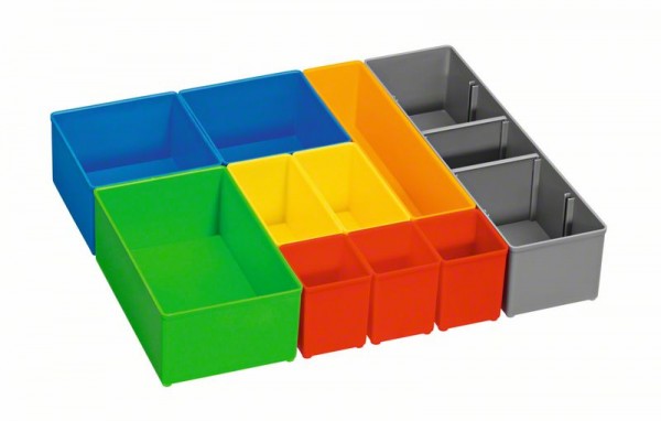 Bosch Boxen für Kleinteileaufbewahrung i-BOXX 72 inset Set 10 Stück 1600A001S6