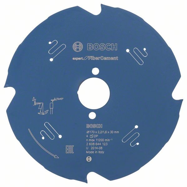 Bosch Kreissägeblatt Expert for Fibre Cement, 170 x 30 x 2,2 mm, 4 2608644123