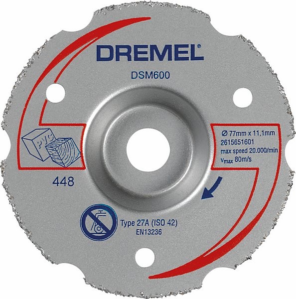 Bosch DREMEL® DSM20 Mehrzweck-Karbidtrennscheibe, DSM600 2615S600JB