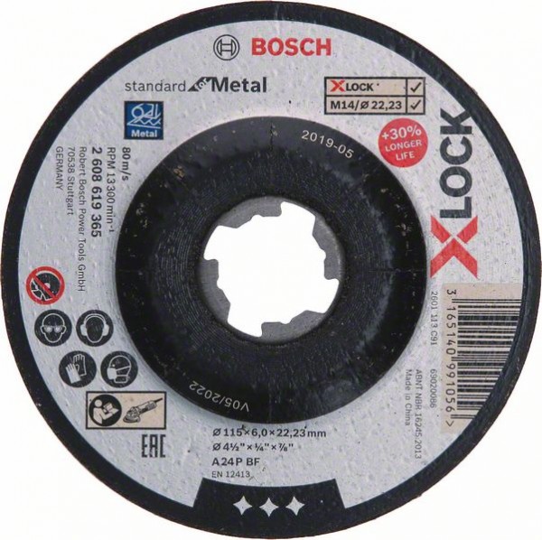 Bosch X-LOCK SfM 115 x 6 mm T27 2608619365