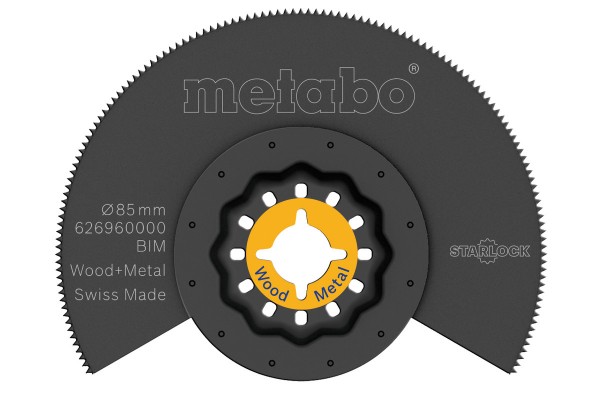 Metabo Segmentsägeblatt Holz + Metall BiM 85 mm, 626960000