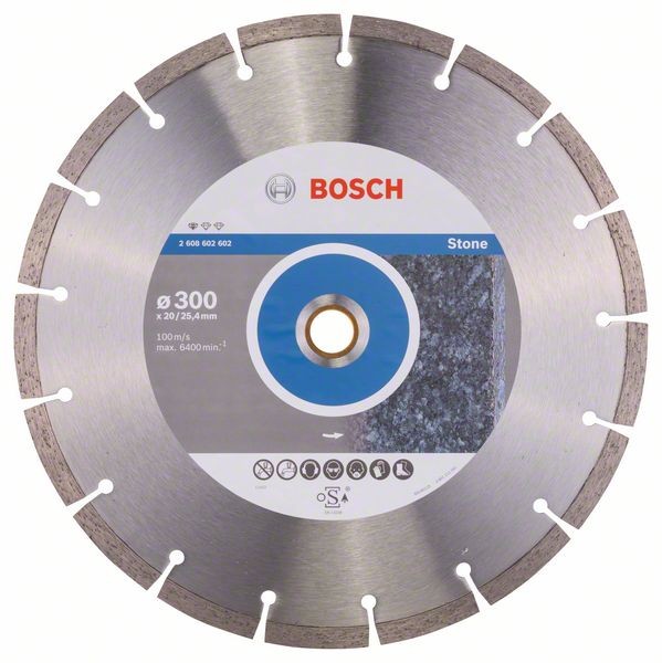 Bosch Diamanttrennscheibe Standard, 300 x 20,00/25,40 x 3,1 x 10 mm 2608602602