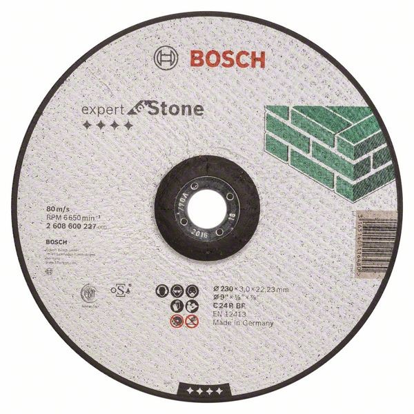 Bosch Trennscheibe gekröpft Expert for Stone C 24 R BF,230 mm, 3,0 mm 2608600227