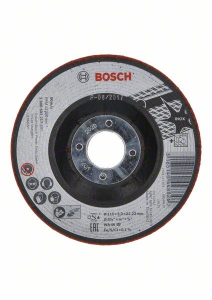 Bosch Halbflexible Schruppscheibe, 115x3 mm, für Metall SemiFlex 2608602217