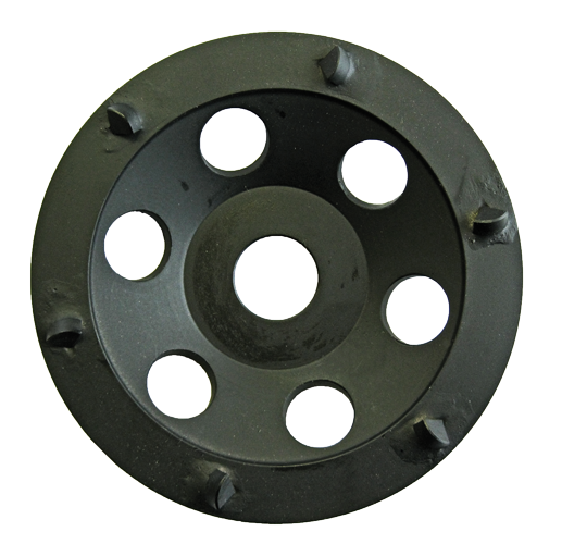 Eibenstock PKD-Schleifteller (schwarz), Ø 125 mm, 6 PKD-Segmente rund, 37118000
