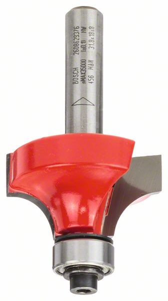 Bosch Abrundfräser, 8 mm, D 31,75 mm, R1 9,5 mm, L 18 mm, G 60 mm 2608629376