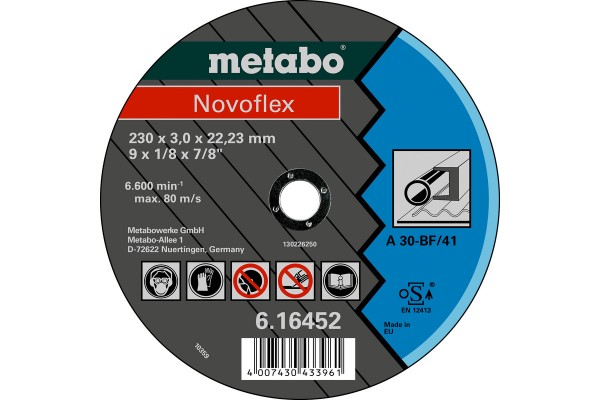 Metabo Novoflex 230x3,0x22,2 Stahl, 616452000