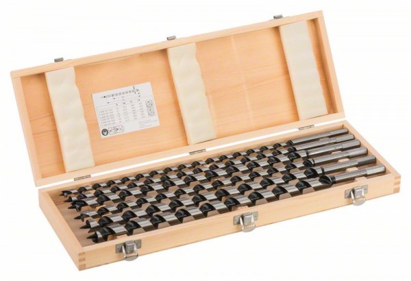 Bosch 6-tlg. Holzschlangenbohrer-Set, 10–20 mm lang 2607019323