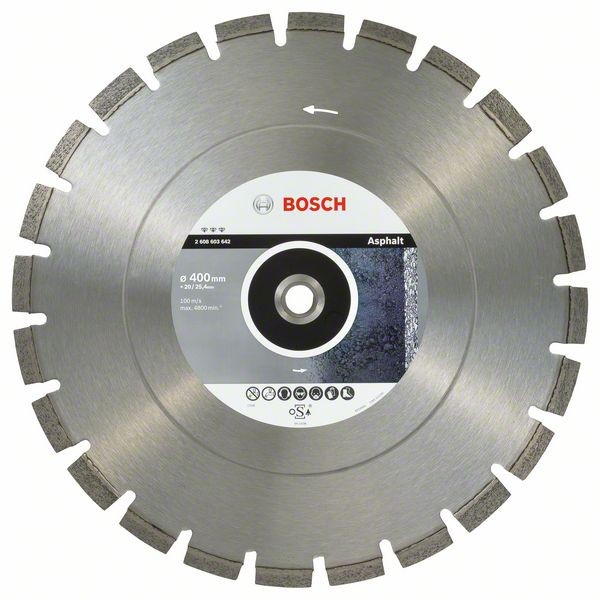 Bosch Diamanttrennscheibe Best, 400 x 20,00/25,40 x 3,2 x 12 mm 2608603642