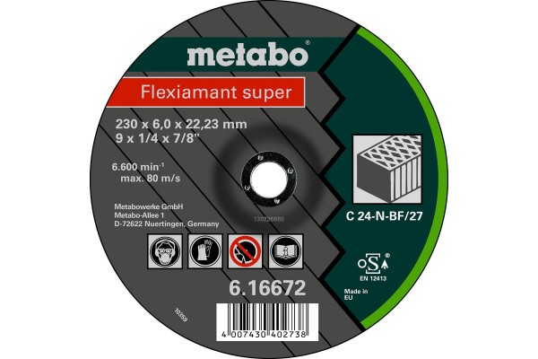 Metabo Flexiamant super 115x6,0x22,2 Stein, 616729000