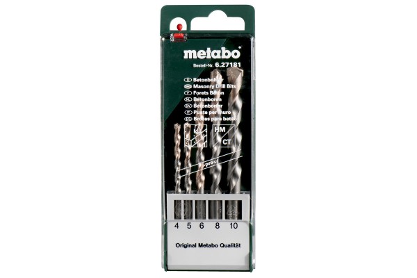 Metabo Beton-Bohrerkassette pro 5-teilig, 627181000
