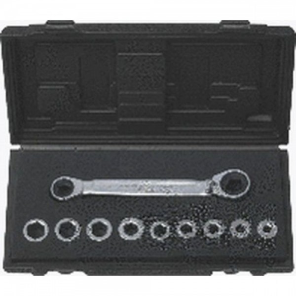 KS Tools GEAR+Doppelringschluessel-Satz,r/l,10tlg.8-17mm, 503.4645