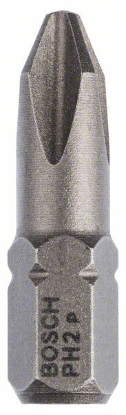 Bosch Schrauberbit Extra-Hart PH 2, 25 mm, 10er-Pack, im Blister 2607001512
