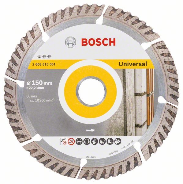 Bosch Diamanttrennscheibe Standard for Universal 150 x 22,23 2608615061