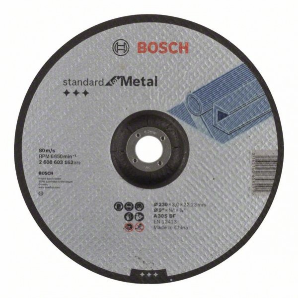 Bosch Trennscheibe gekröpft Standard Metal A 30 S BF, 230 mm, 3,0 mm 2608603162
