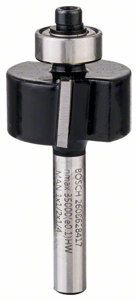 Bosch Falzfräser, 1/4 Zoll, D1 25,4 mm, L 12,7 mm, G 54 mm 2608628417
