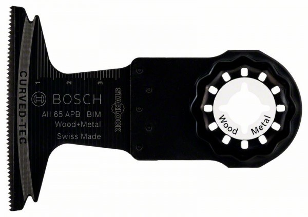 Bosch BIM Tauchsägeblatt AII 65 APB, Wood Metal, 40 x 65 mm, 5er-Pack 2608661907