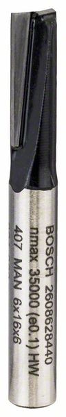 Bosch Nutfräser, 6 mm, D1 6 mm, L 15,6 mm, G 48 mm 2608628440