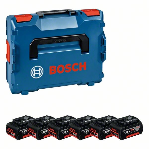 Bosch Akkupack 6x GBA 18V 4,0Ah 1600A02A2S