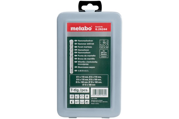 Metabo SDS-plus Bohrer classic (2C) Set 7-tlg., 626244000