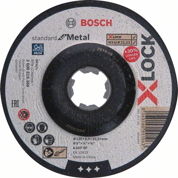 Bosch X-LOCK SfM 125 x 6 mm T27 2608619366