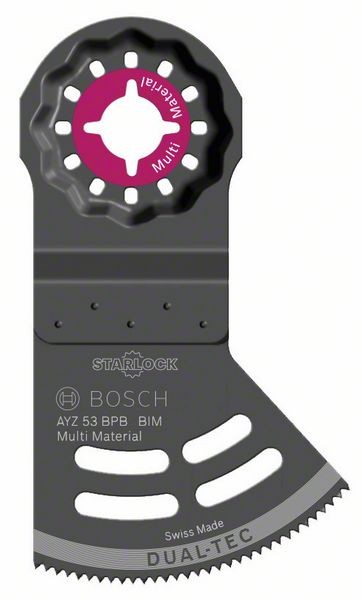 Bosch BIM Tauchsägeblatt Dual-Tec AYZ 53 BPB, 40 x 53 mm, in 25er Box 2608664205