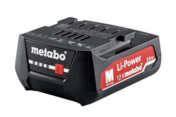 Metabo Akkupack Li-Power 12 V - 2,0 Ah, 625406000