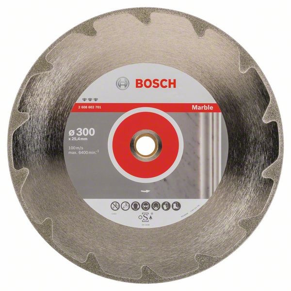 Bosch Diamanttrennscheibe Best for Marble 300 x 25,40 x 2,6 x 5 mm 2608602701