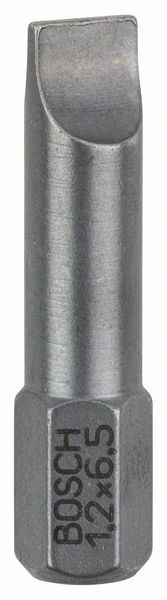 Bosch Schrauberbit Extra-Hart S 1,2 x 6,5, 25 mm, 3er-Pack 2607001466