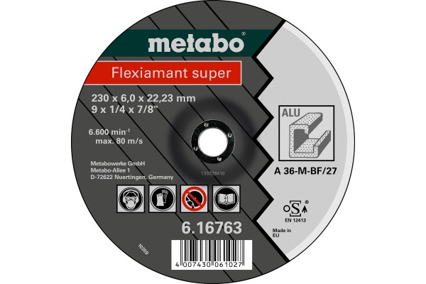 Metabo Flexiamant super 180x6,0x22,2 Alu, 616760000