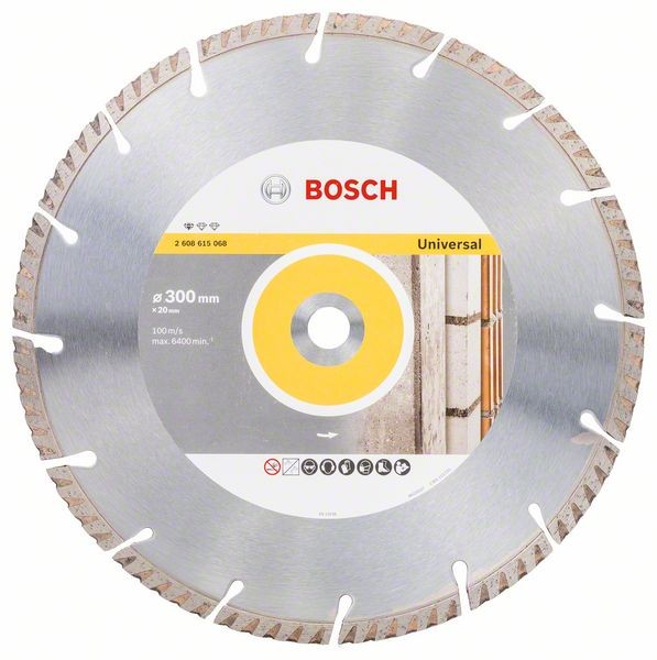 Bosch Diamanttrennscheibe Standard for Universal 300 x 20 2608615068