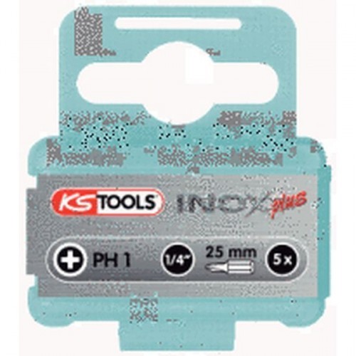 KS Tools 1/4 INOX+ Bit,25mm,PH3,5er Pack, 910.2207
