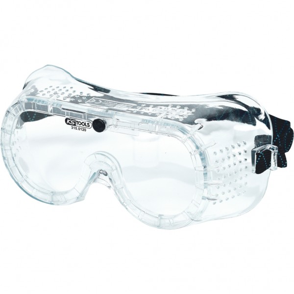 KS Tools Schutzbrille mit Gummiband-transparent, EN 166, 310.0120