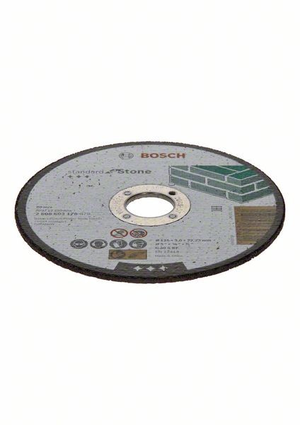 Bosch Trennscheibe gerade Standard for Stone C 30S BF, 125 mm, 3,0 mm 2608603178