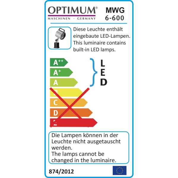 Optimum LED Maschinen- und Werkstattleuchte MWG 6-600, 3351052