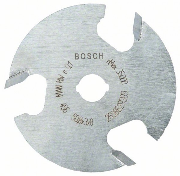 Bosch Scheibennutfräser Expert Wood, 8 mm, D1 50,8 mm, L 3 mm, G 8 mm 2608629389