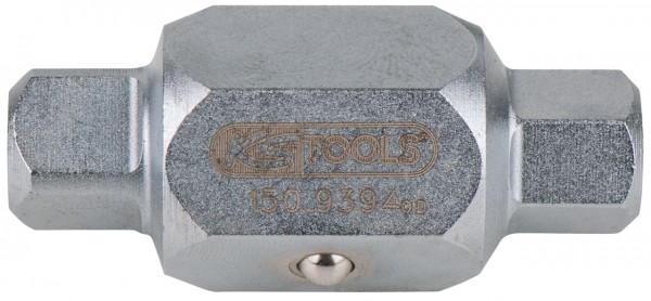 KS Tools Stecknuss f.Ölablassschraube,6-kant+4-kant,12+11mm, 150.9394