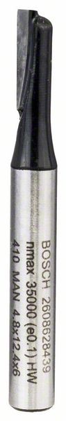 Bosch Nutfräser, 6 mm, D1 4,8 mm, L 12,4 mm, G 51 mm 2608628439