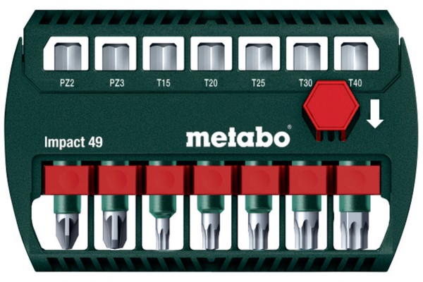 Metabo Bit-Box Impact 7 tlg. 49 mm, 628850000