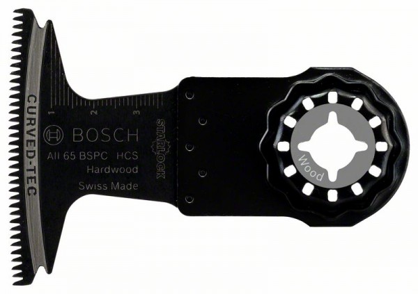 Bosch HCS Tauchsägeblatt AII 65 BSPC Hard Wood, 40 x 65 mm, 1er-Pack 2608662354