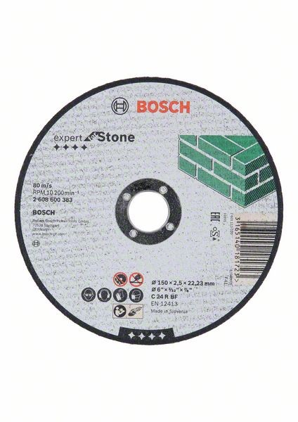 Bosch Trennscheibe gerade Expert for Stone C 24 R BF, 150 mm, 2,5 mm 2608600383