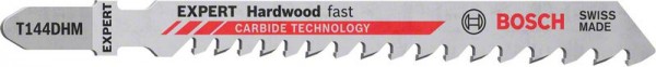 Bosch EXPERT ‘Hardwood Fast’ T 144 DHM, 3 Stück. Für Stichsägen 2608900541