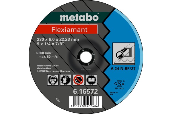 Metabo Flexiamant 125x6,0x22,2 Stahl, 616730000
