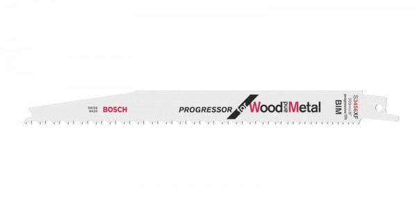 Bosch Säbelsägeblatt S 3456 XF, Progressor Wood and Metal, 2er-Pack 2608654405