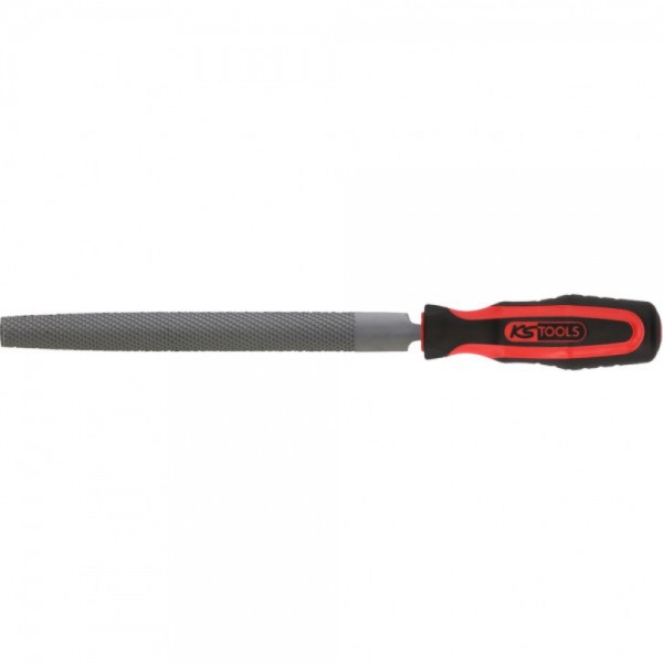 KS Tools Halbrundfeile,DIN7261,Form E,200mm,Hieb1, 157.0125